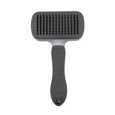 China China Manufacturer Pet Grooming Brush Self Stocked Clean Automatic with Button Press Dog Hair Cat Slicker Brush Remove Pet Comb for sale