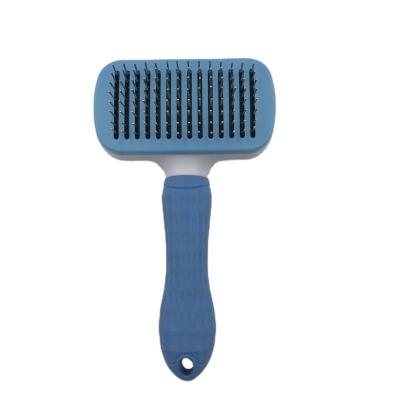 China Import and export high quality stocked removal comb grooming dog self-cleaning comb for sale