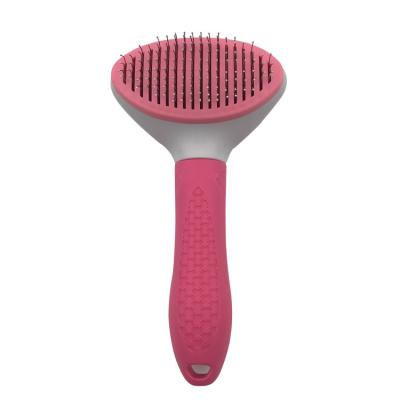 China Factory Sale Stocked Various Comb Pet Hair Removal Grooming Tool Self-cleaning Comb for sale