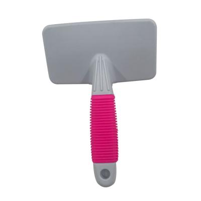 China Portable Comfortable Pet Grooming Tool Brush Stored Clean Dog Hair Comb Massage Comb for sale