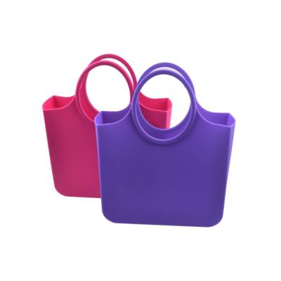 China Multifunctional Shopping Lady Christmas Silicone Manufacturer China High Quality Stylish Beach Bag Rubber Handbag for sale