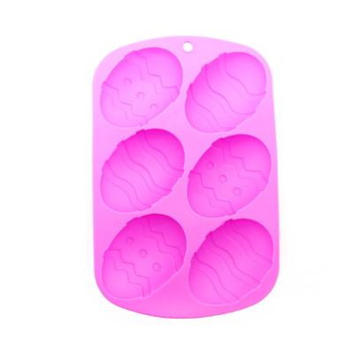 China Silicone Viable Oval Cake Chocolate Christmas Bread Baking Mold for sale