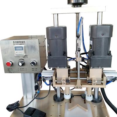 China Beverage portable tabletop small plastic bottle screw capping semi-automatic manual screw capping machine for sale