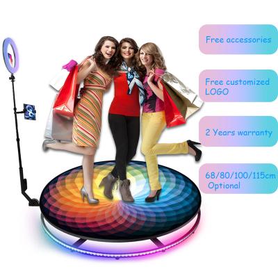 China Party Event Shows Operation 360 Smart Booth Box Cylinder 360 Ring Light 360 Photo Booth Video Track for sale