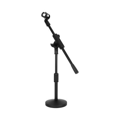 China TN-MKF-120 Heavy Duty Full Metal Base Metal Stand Microphone Table Microphone Detachable Desktop Stand Durable for sale