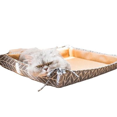 China Custom Made Cotton Cat Pet Houses Whosale Cheap Easy Cleaning Cooling Cat Pet Houses Small Goods for sale