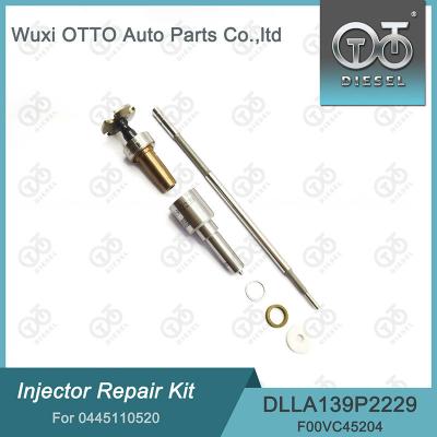 China 0445110520 Bosch Injector Repair Kit with Nozzle DLLA139P2229 And Valve F00VC45204 for sale