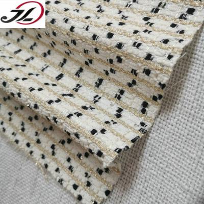 China China manufacturer fancy tweed breathable fabric with space dyed yarn for coat for sale