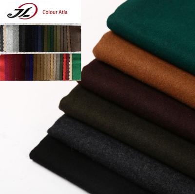 China Factory direct sale breathable multicolor 50% wool melton fabric for coat for sale