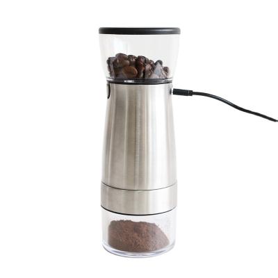 China Hotel Factory Outlet Coffee Grinder Portable Electric Handheld Electric Rechargeable Coffee Grinder Grinder for sale