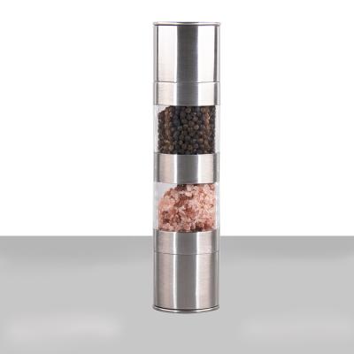 China Metal Pepper Salt Spice Grinder Salt And Pepper Grinder Set Stainless Steel Pepper and Salt Grinder for sale