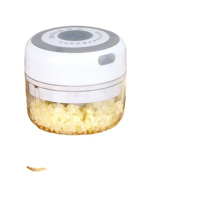 China Mini Electric Vegetable Garlic Cutter Viable Cordless Portable Baby Food Processor for sale