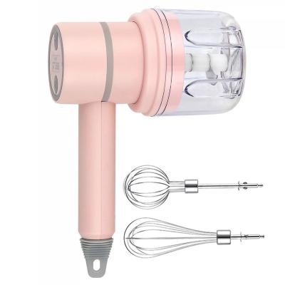 China Hot Selling Outdoor Portable Radio Stainless Steel Usb Multifunctional Rechargeable Cooking Egg Beater for sale