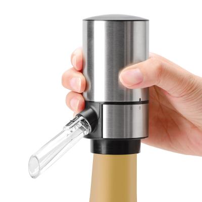 China Factory New Arrival Best Selling Viable Direct Electric Decanter Wine Aerator Electric Wine Pourer 3 In Aerator for sale