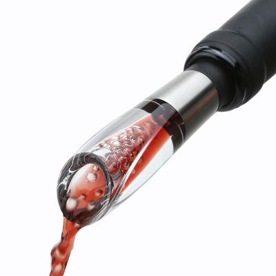 China Viable Hot Selling Amazon Mini Red Wine Aerator Pourer Acrylic Bar Accessories For Gift for sale