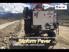 2m paving vibrating rod slipform paver machine for slope protection