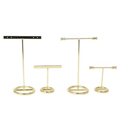 China Detachable Customized Modern LOGO Jewelry Display Metal Earring Stand Light Weight Custom Jewelry Stand Racks Racks for sale