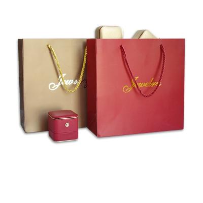 China OEM Size Color Customized Modern LOGO Gift Packaging Store Paper Jewelry Custom Bags for sale