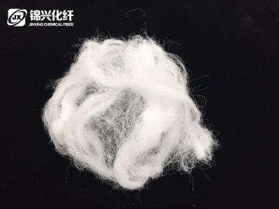 China Microplaquetas de nylon frisadas da matéria prima PA6 da fibra de lãs, fibras de grampo sintéticas 8D*88mm à venda