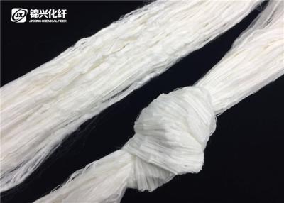 China Breathable Bosilun Cationic Flock Tow Fiber 1.8D White Color 30-40% Moisture for sale