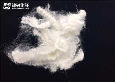 China Low Melt Polyester Staple Fiber 4D*51mm , Regenerated Polyester Fiber Semi Virgin for sale