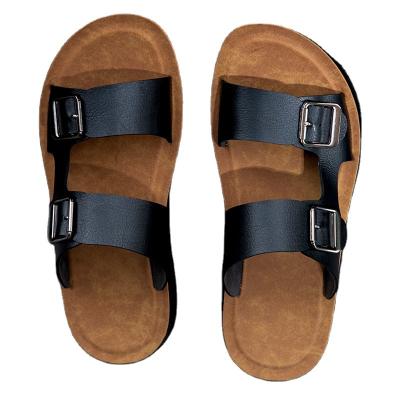 China Good Price Summer Flat Beach Adjustable Buckle Strap Custom Anti-slippery Men's Sandals, Flat Sandals for sale