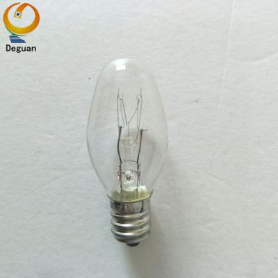 China Dectorative Hot Sales Products E12 C7 Incandescent Light Bulb For 4W 120V 220V Bulb for sale