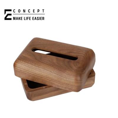 China Minimalist Factory Direct Creative Wooden Drawer Tray Coffee Table Storage Box Tissue Napkin Box For Home Living Room for sale