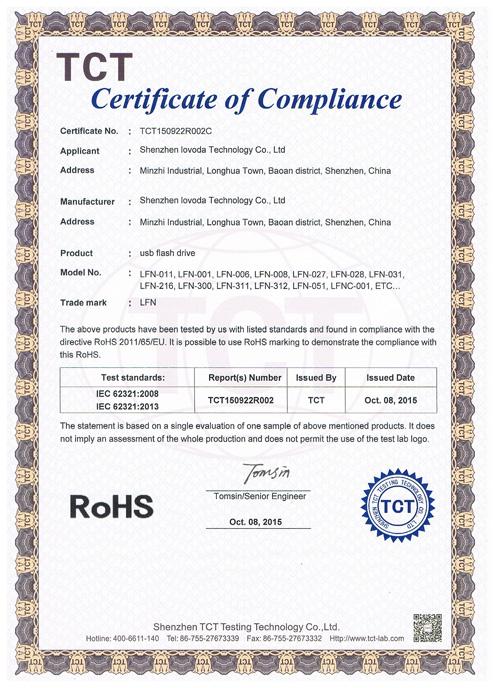 RoHS - Shenzhen Lovoda Technology Co., Ltd.