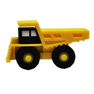 China Custom Truck PVC 3D Mine Truck USB Flash Drive Can Print Your Logo for sale