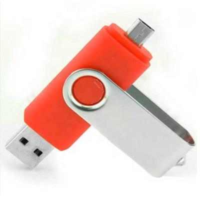 China Waterproof Metal OTG USB3.0 Stick Colorful Swivel USB Flash Memory LFN-011 Metal USB Flash Drive 1gb for sale