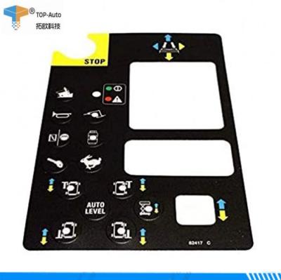 China Decalque 82417GT 82417 do painel de controle da plataforma para os gênios GS-2668 RT GS-3384 GS-3390 GS-4390 GS-5390 à venda