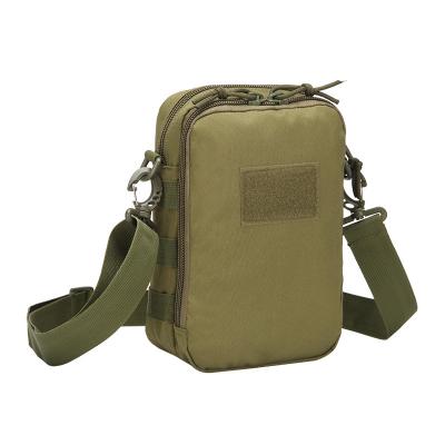 China Leisure Waterproof Multifunction Pannier Outdoor Sports Cycling Running One-Shoulder Bag Camouflage Tactical Apple Tablet Hanging Bag for sale