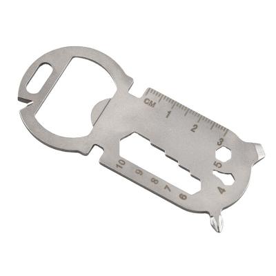 China Portable Survival Tools Wholesale Outdoor Multi-Function Card Tool Creative Portable Key Chain EDC Universal Tools From Manufacturers for sale