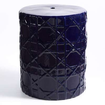 China Traditional OEM Customized Antique Ceramic Drum Stool Ceramic Garden Stool For Decorative for sale