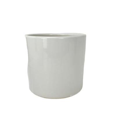 China 2021 Modern Custom-Produced Garden Decorations Round Large Ceramic Plant Pots for sale