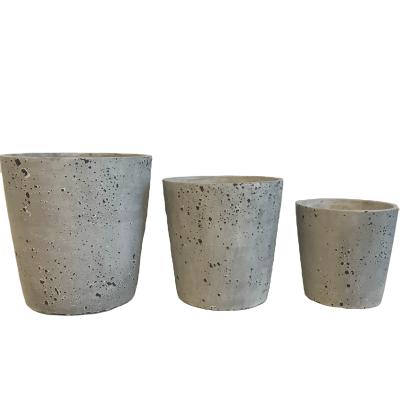 China High Quality And Durable Natural Cement Planter Modern Flower Pot Home Decor for sale