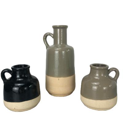 China Most popular home decor casual outlet ceramic plant vase for plant flower vase for sale