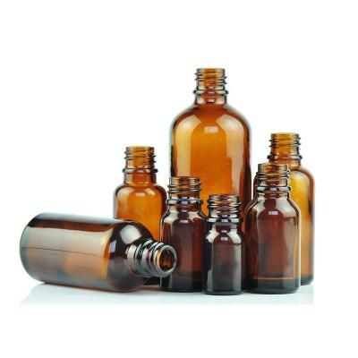 China Non Spill Stock 5ml 10ml 15ml 20ml 30ml 50ml 100ml european amber dropper essential oil glass bottle for sale