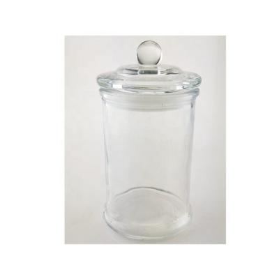 China Cosmetic Economy 150ml Clear Wide Mouth Food Storage Glass Jar Bakhoor Glass Jar for sale