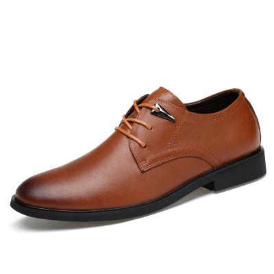 China EVERTOP Cowhide Oxford Chic Men's Stylish Genuine Leather Shoes Unique Rubber Upper Leather High Quality Anti-Slippery Shoes for sale