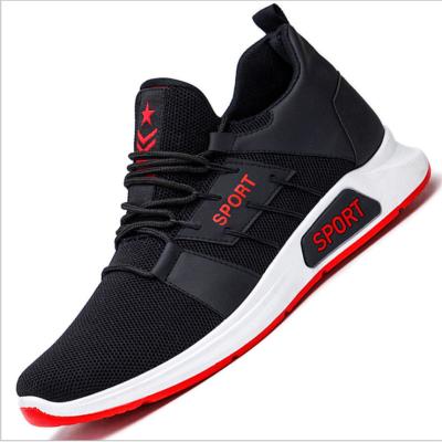 China Wholesale High Quality Breathable Comfortable Anti-odor EVERTOP Running Shoes Men's Black Sports Shoes China Sneakers for sale