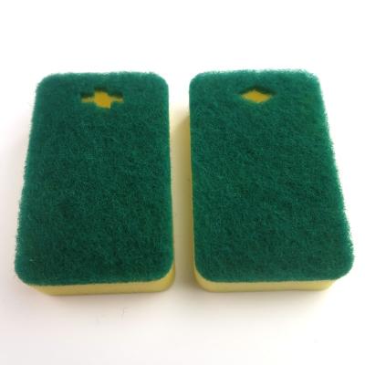 China Factory Price Soft Clean Random Color Scouring Pads Washing Dish Viable Clean Pot Dishwashing Pads for sale