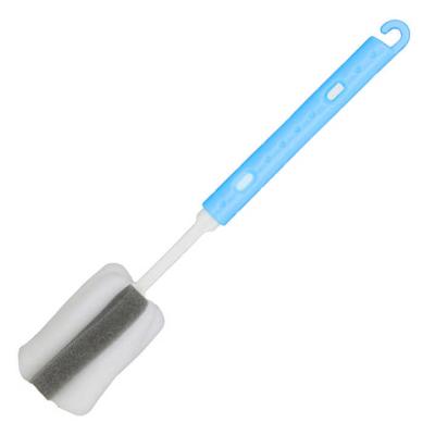 China Viable Handle Plastic Telescopic Cup Sponge Cleaning Brush for sale