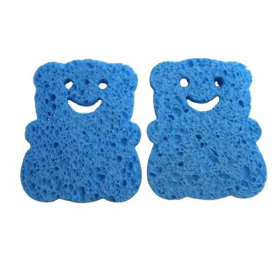 China Viable Animal Shaped Bath Sponge Dish Wash Sponge Foam Fruit Shapes Biodegradable Dish Wash Sponges for sale