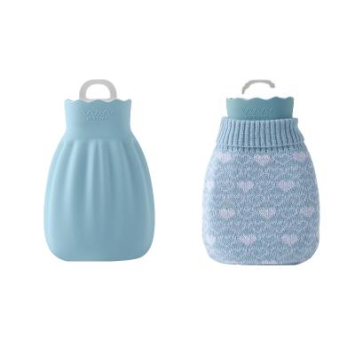 China High Quality Explosion-proof Eco-friendly Corduroy PVC Hot Water Bag Safe Hot Bottle For Girls for sale