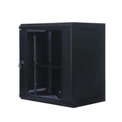 China 19 Inch 6U 9U 12U Network Wall Cabinet CCTV Wall Mount Rack High Quality Cold Rolled Steel Network Cabinet for sale