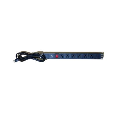 China PDU Port UK PDU 6 Socket Rack Installation UK 6 Way Power Distribution Device JHTP for sale