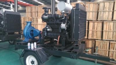 China Trailer Diesel Water Pump Set With Cummins Diesel Engines For Agriculture irrigation for sale