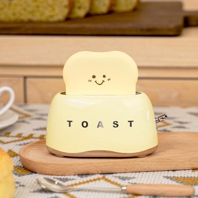 China DIY Cute Desk Decor Toaster Lamp Home Decoration Night Light with Timer and Rechargeable for sale